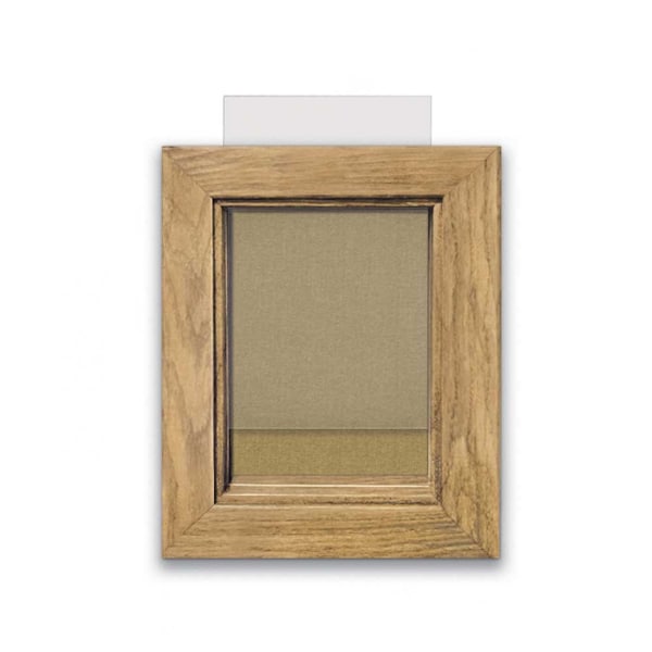 Indoor Enclosed Combo Board, 72"x36", Black Frame/Blue & Amethyst